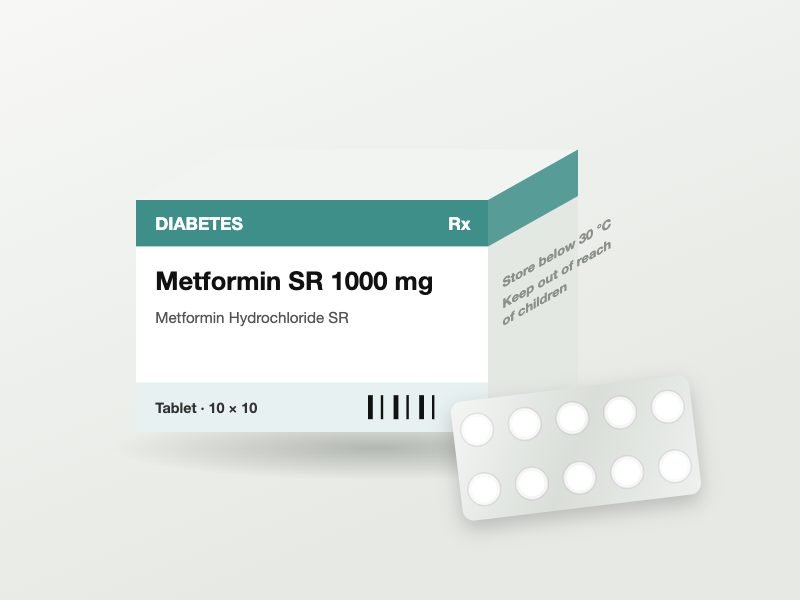 Metformin SR 1000 mg