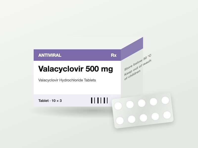 Valacyclovir 500 mg
